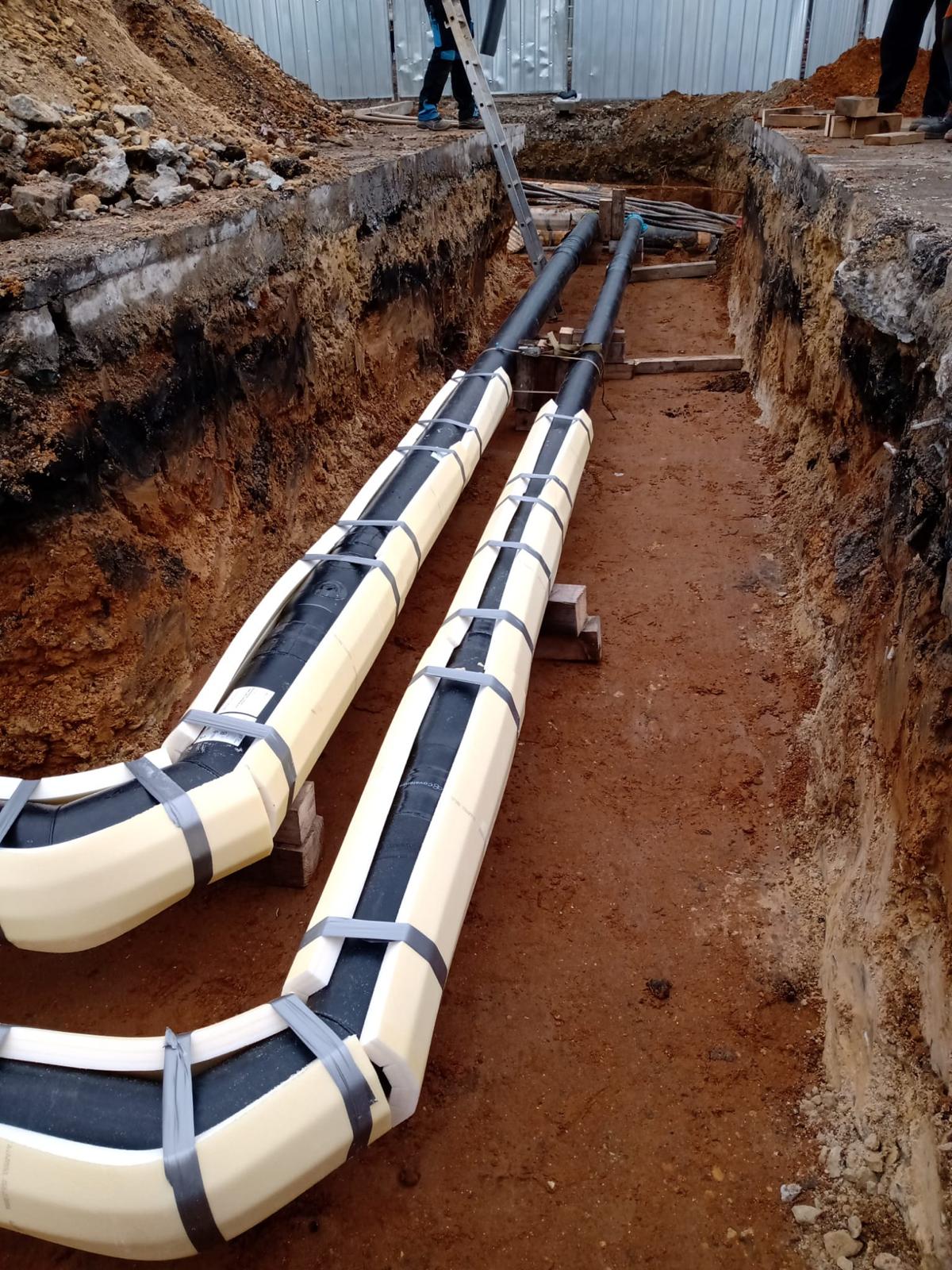 Instalace předizolovaného potrubí