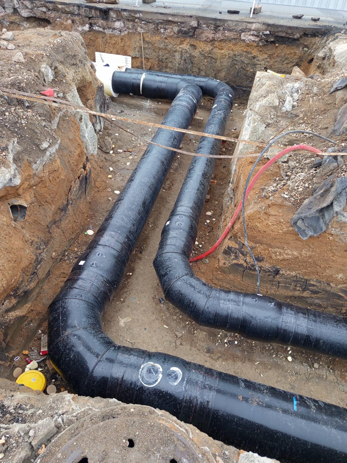 Instalace předizolovaného potrubí